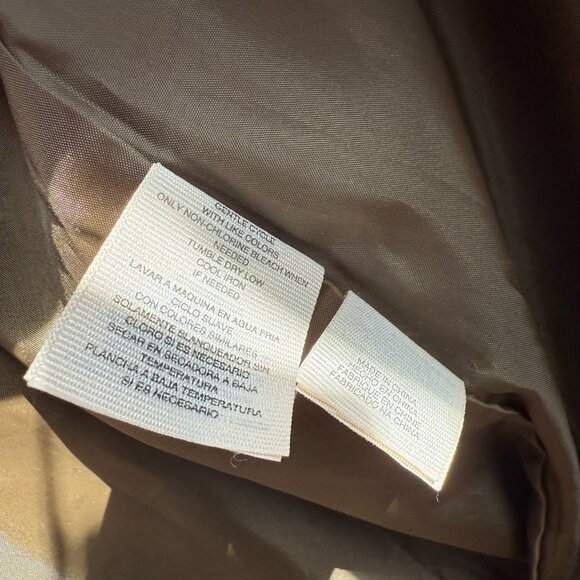 Rachel Roy Oversized-Collar Asymmetrical Anorak Jacket Army Green (Size Large) - Picture 4 of 7